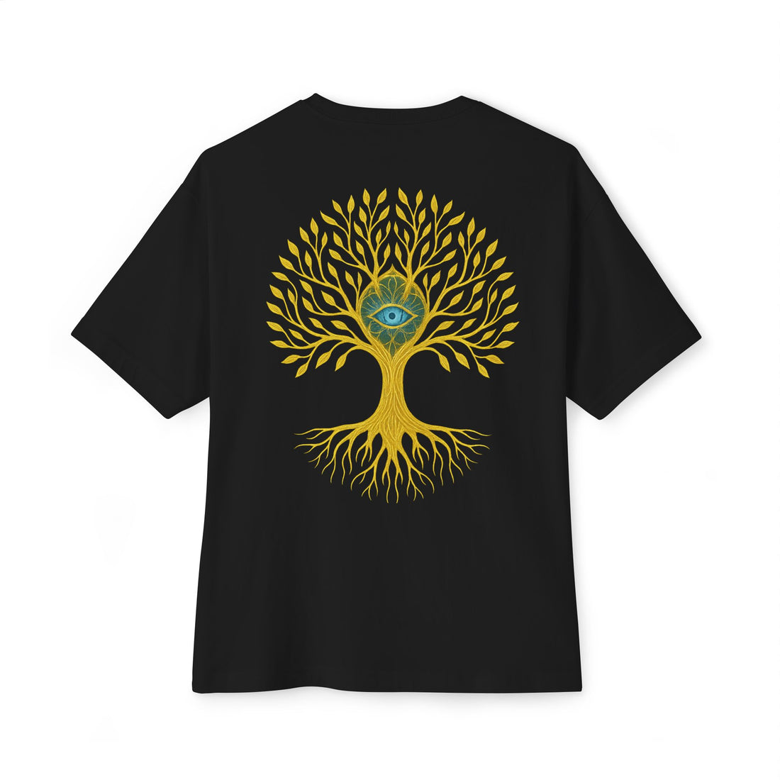 Third Eye Visionary Oversized Tee - Unisex Spiritual Graphic T-Shirt
